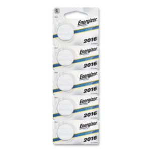 Energizer? Industrial Lithium CR2016 Coin Battery with Tear-Strip Packaging, 3 V, 100/Box