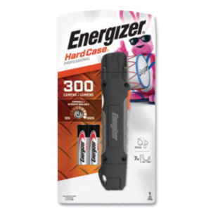 Energizer? Hardcase Professional Task LED Flashlight, 2 AA Batteries (Included), Black