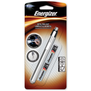 Energizer? LED Pen Light, 2 AAA Batteries (Included), Silver/Black
