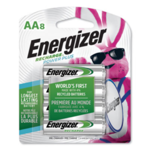 Energizer? NiMH Rechargeable AA Batteries, 1.2 V, 8/Pack