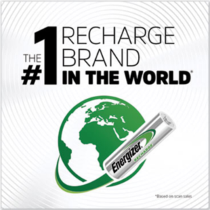 Energizer? NiMH Rechargeable AA Batteries, 1.2 V, 8/Pack