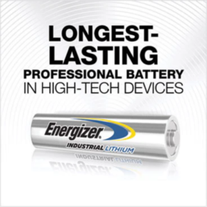 Energizer? Industrial Lithium AAA Battery, 1.5 V, 4/Pack