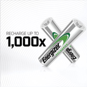 Energizer? NiMH Rechargeable AAA Batteries, 1.2 V, 4/Pack