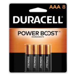 Duracell? Power Boost CopperTop Alkaline AAA Batteries, 8/Pack (MN2400B8Z)
